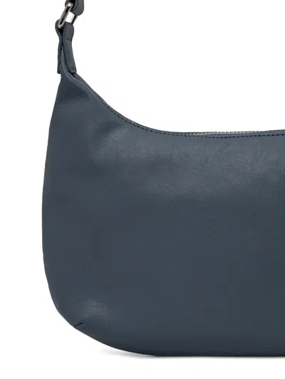 Samsoe & Samsoe Mini Safreja Half-moon Shouder Bag In Blue