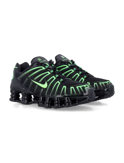Nike Tl Shox Rubber Outsole Mesh Sneakers In Multi