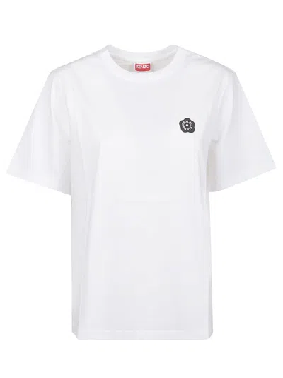 Kenzo Boke Flower 2.0 T-shirt With Embroidery In White