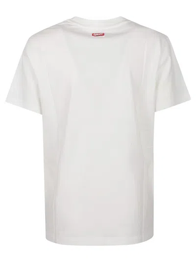 Kenzo T-shirt In Cotone Bianco  Donna In White
