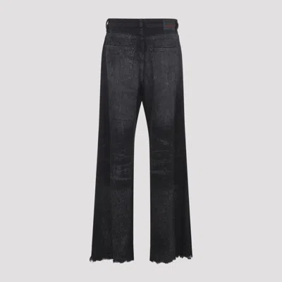 Diesel Jeans Dalla Gamba Ampia In Denim Nero  Donna In Black