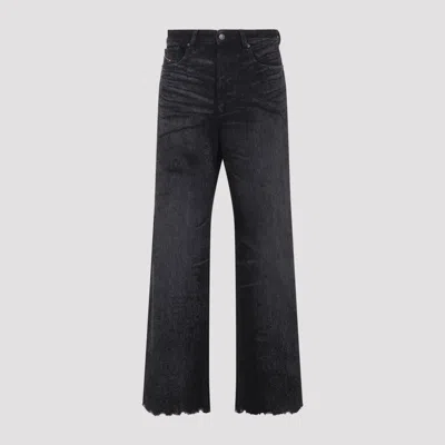 Diesel Jeans Dalla Gamba Ampia In Denim Nero  Donna In Black