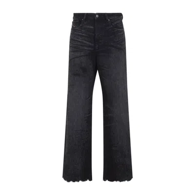 Diesel Jeans Dalla Gamba Ampia In Denim Nero  Donna In Black