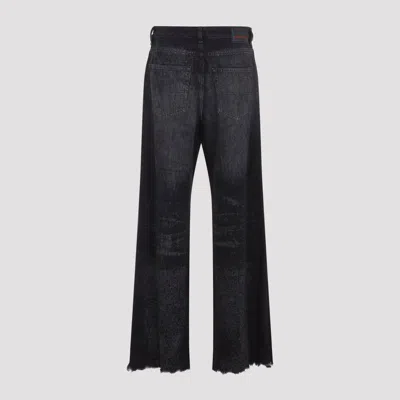 Diesel Jeans Dalla Gamba Ampia In Denim Nero  Donna In Black