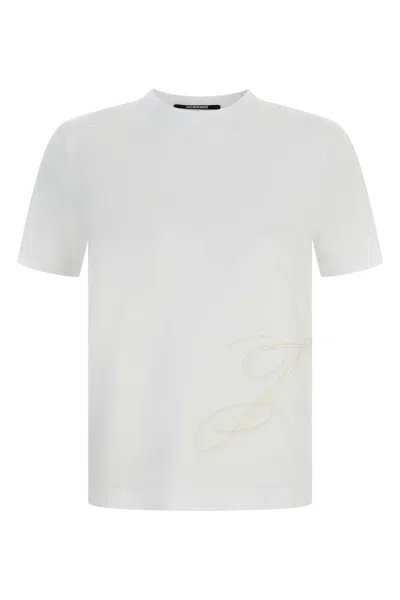 Jacquemus 'classic Crew Neck Short Sleeve T-shirt' In White