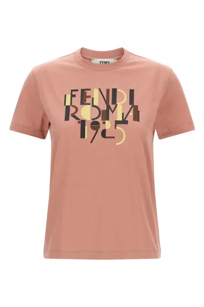 Fendi T-shirt In Pink