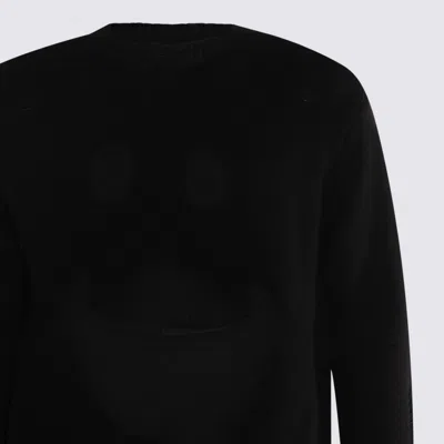 Moschino Couture Black Wool Sweatshirt In Black