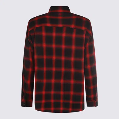 Diesel Button-up Shirt With Bold Checkered Pattern In Multi