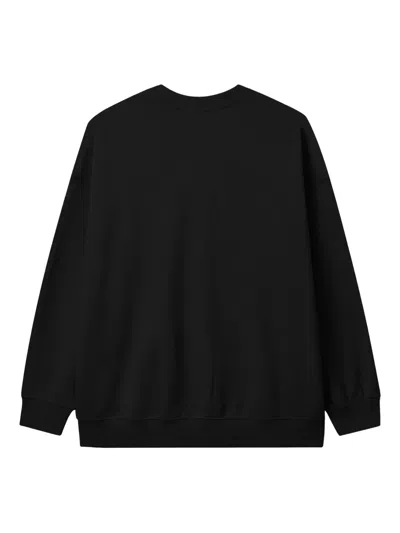 Fingercroxx Logo-patch Sweatshirt In Black