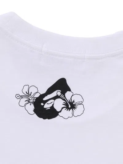 A Bathing Ape Abc Resort T-shirt In White