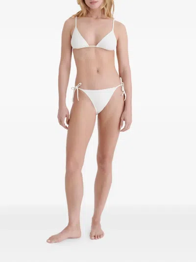 Eres Mouna Triangle Bikini Top In White