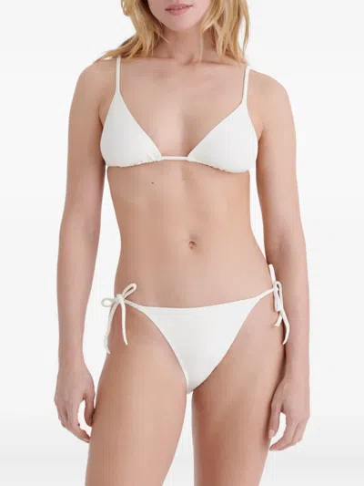 Eres Mouna Triangle Bikini Top In White