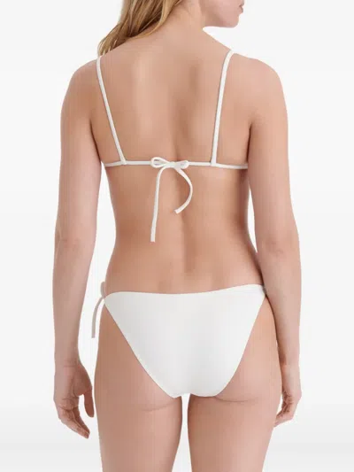 Eres Mouna Triangle Bikini Top In White