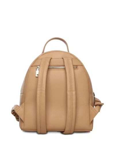 Love Moschino Backpack With Large Logo In Nude