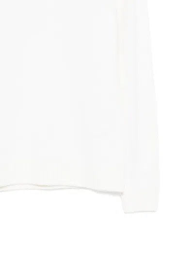 Dondup White High Neck Pullover In Multi