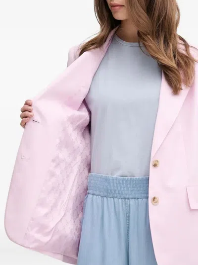 Joop Single-button Notched-lapel Blazer In Pink