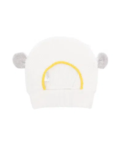 耳朵细节对比边饰套头帽