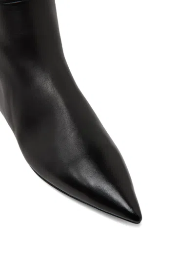 Marsèll Leather Pointed-toe Knee-high Boots In Black