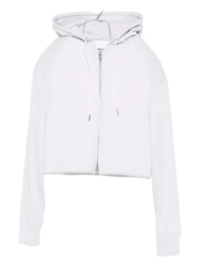 Duran Lantink Gray Sculptured Zip Up Hoodie In Gray