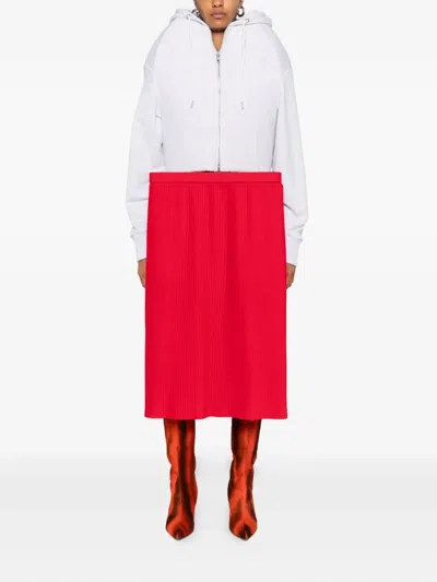 Duran Lantink Gray Sculptured Zip Up Hoodie In Gray