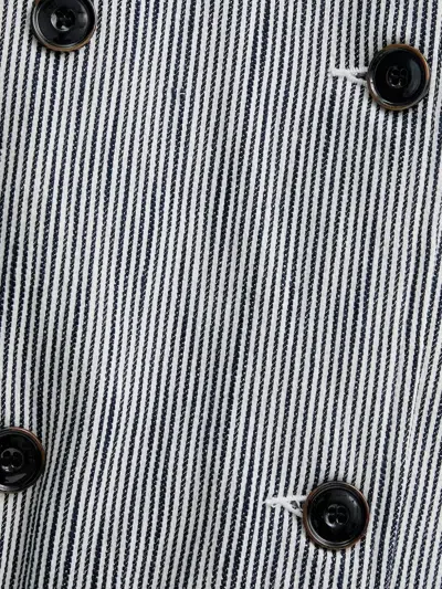 Sessun Striped Oversized Jacket In Gray