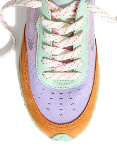 Hoff Parrot Mesh Panel Suede Sneakers In Multi