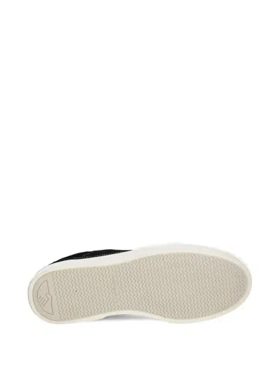 Stepney Workers Club Suede Leather Sneakers In Black