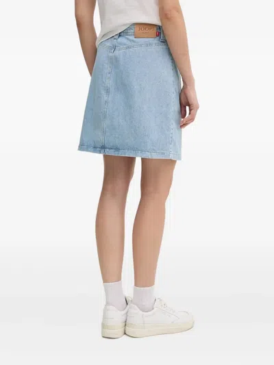 Joop Rosa Button-fastening Denim Mini Skirt In Blue
