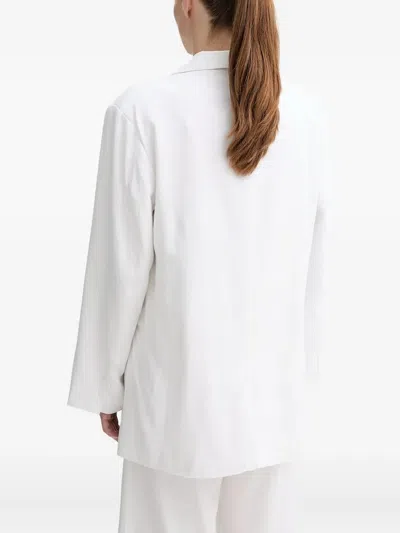 Gestuz Double-breasted Blazer In White
