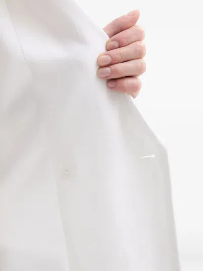 Gestuz Double-breasted Blazer In White