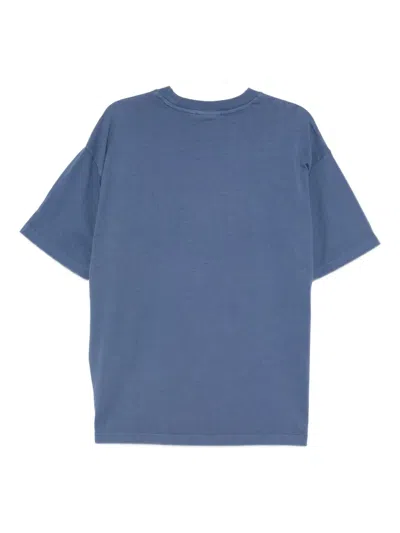 Chocoolate Logo-embroidered T-shirt In Blue