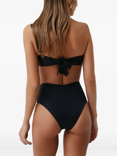 Sofia Erhan Ring-detail Bikini In Black