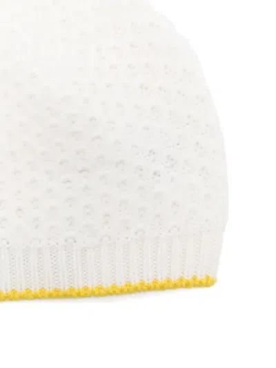 Gensami Textured-trim Beanie Hat In Neutral