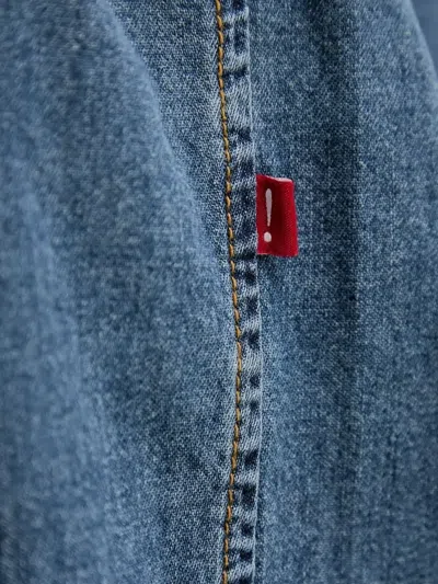 迷你牛仔衬衫裙