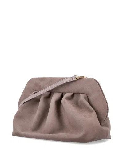 Themoirè Women Grey Bios Clutch, Onesize Luxury Clutches For Women Darveys In Brown