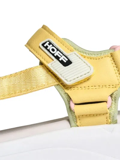 Hoff Strapped Flat Sandals In Yellow