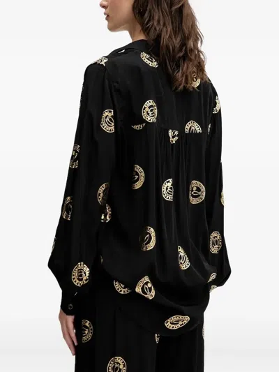 Never Fully Dressed Button-down Shirt In Black