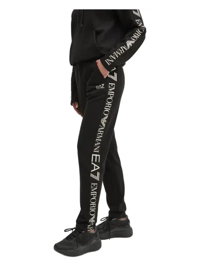 Ea7 Logo Tracksuit In Black