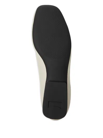 Camper Casi Myra Leather Flat Pumps In Neutral