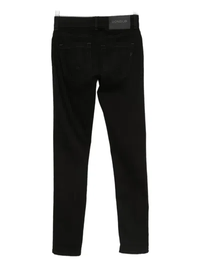 Dondup Five-pocket Denim Jeans In Black