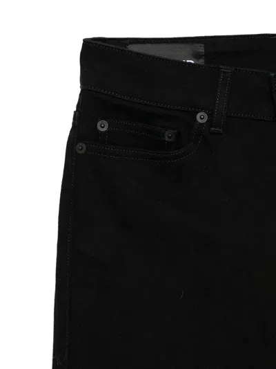 Dondup Five-pocket Denim Jeans In Black