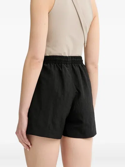 Won Hundred Elastic-waistband Pull-on Shorts In Black