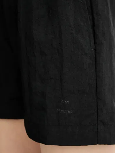 Won Hundred Elastic-waistband Pull-on Shorts In Black