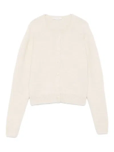 Lemaire Button-front Cardigan In Neutral