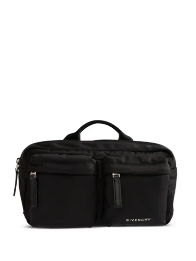 Givenchy Multi-pocket Top-handle Belt Bag In Black