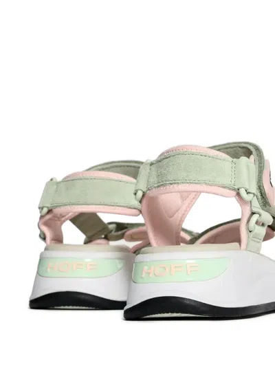 Hoff Platform Strap Sandals In Green