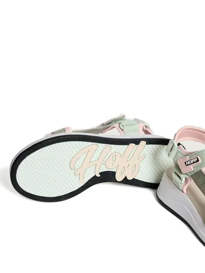 Hoff Platform Strap Sandals In Green