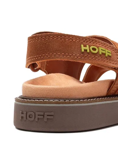 Hoff Double-strap Sandals In Brown