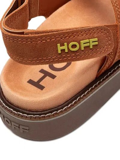 Hoff Double-strap Sandals In Brown