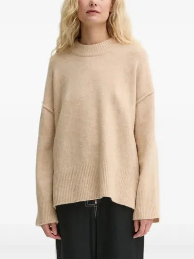 Day Birger Et Mikkelsen Seam-details Sweater In Brown